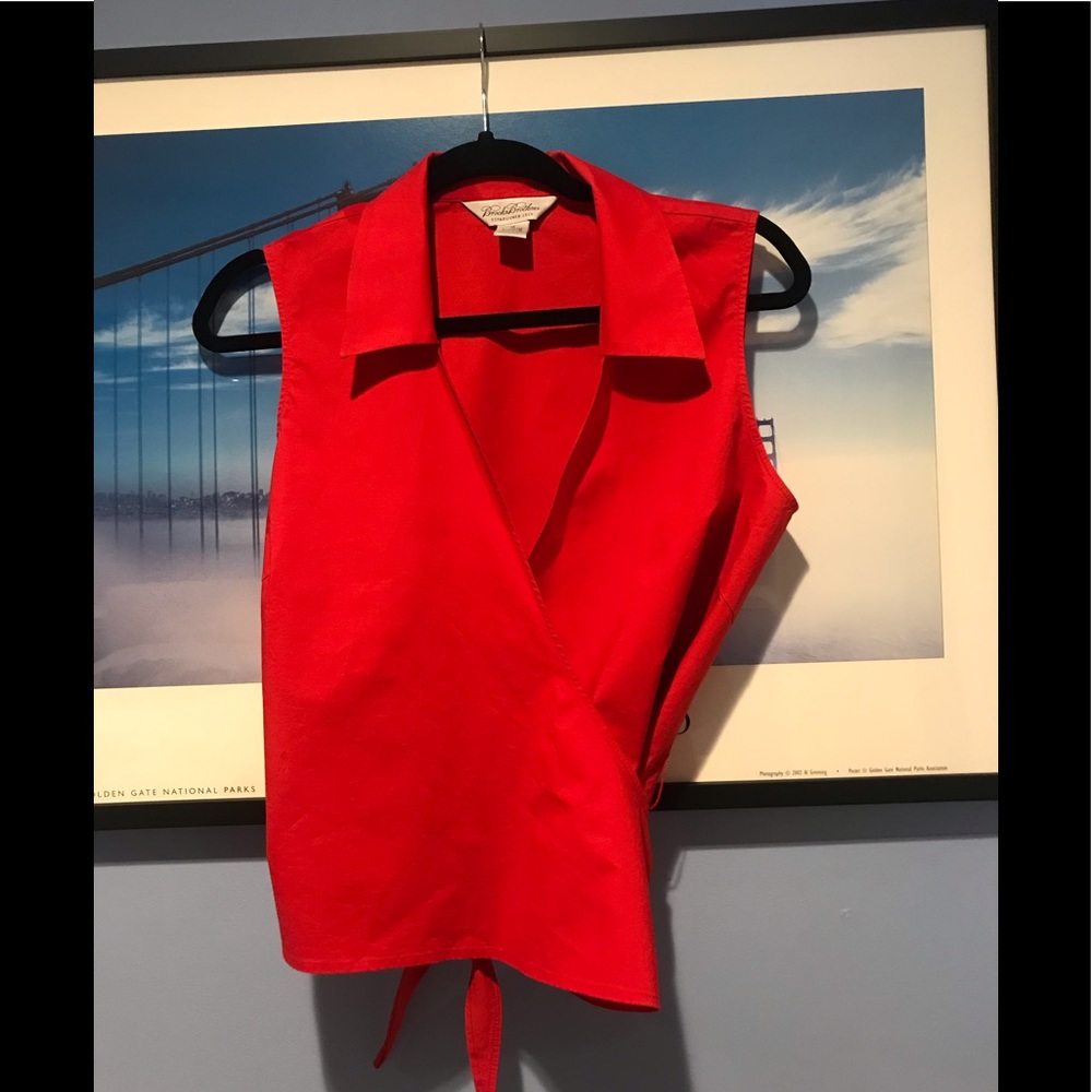 EUC Brooks Brothers Cotton Top Size 12